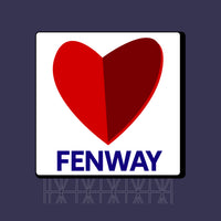 boston fenway citgo sign in the shape of a heart