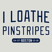 I Loathe Pinstripes-The Red Seat design with boston red sox world series wins