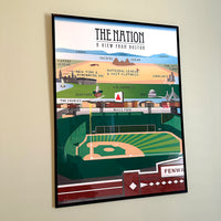 The Red Seat Nation I poster view from fenway park new yorker Boston