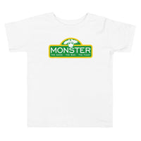 Wallzilla Jr. (Toddler white t-shirt)-The Red Seat boston red sox green monster as sesame street sign