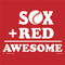 The Awesome Sox Shirt (Youth)-The Red Seat Boston Fenway Park Red Sox