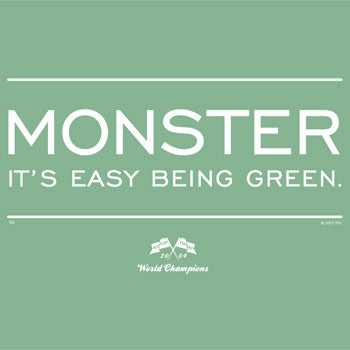 The Monstah-The Red Seat monster in white Boston Red Sox Green Monster seat design