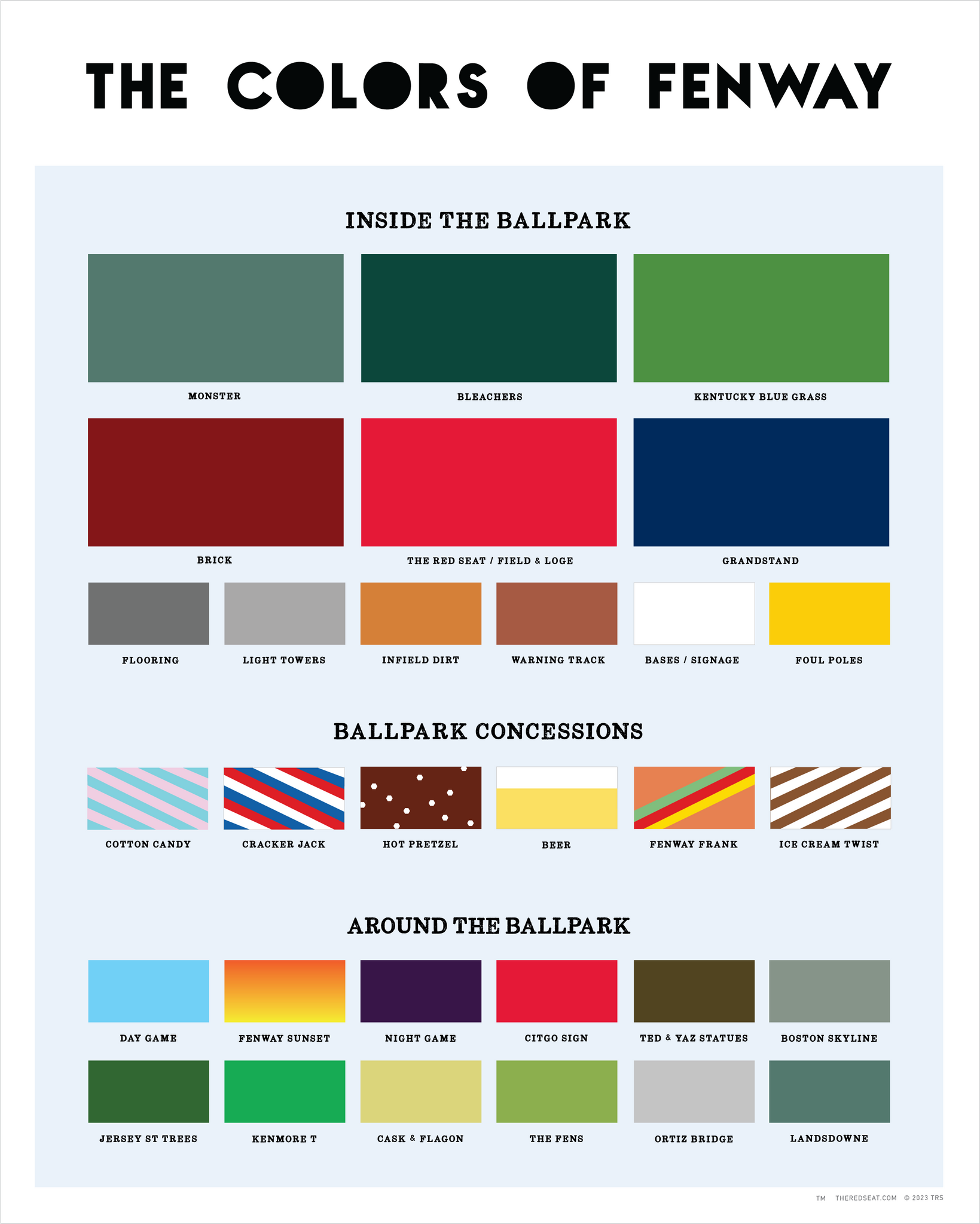 The Colors of Fenway | Art Print| The Red Seat the-colors-of-fenway-art-print-the-red-seat