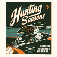 Hunting Season | Boston Women's Baseball | Unisex Ringer Tee