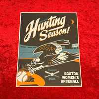 Hunting Season | Boston Women's Baseball | Art Print