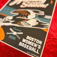 Hunting Season | Boston Women's Baseball | Art Print