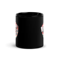 black mug with the words battling evil for the good of the game based on the boston red sox