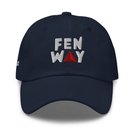 Navy Fenway Citgo baseball dad hat, front view – The Red Seat