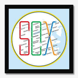 The T | Art Print