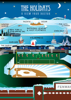 the holidays a view from boston the red seat card design