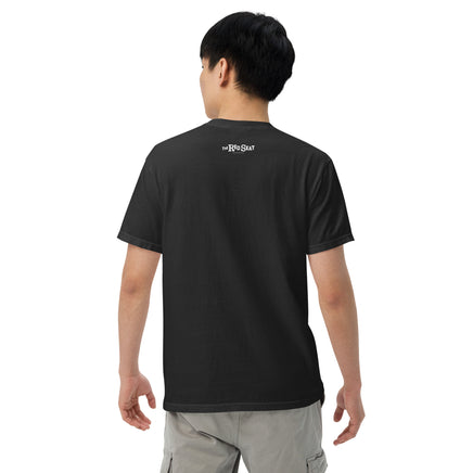 Back of the Fenway Gothic tee with a small The Red Seat logo below the collar