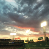 The Red Seat photo of sunset fenway park boston red sox