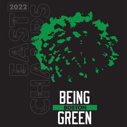 It's Not Easy (Youth)-The Red Seat Marcus smart green hair 2022 eastern conference champions on black background