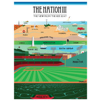 The Red Seat Nation III A third poster view from the red seat fenway park new yorker Boston