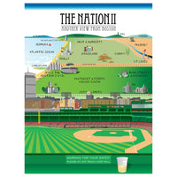 The Red Seat Nation II Another poster view from fenway park new yorker Boston