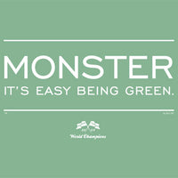 The Monstah-The Red Seat monster in white Boston Red Sox Green Monster seat design